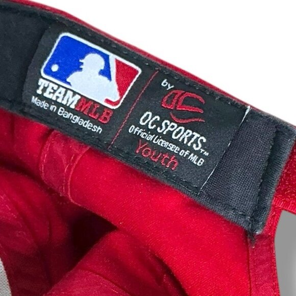 Philly’s Baseball Cap Adjustable Red White Embroider Logo MLB OC Sport Youth OS - Picture 7 of 16